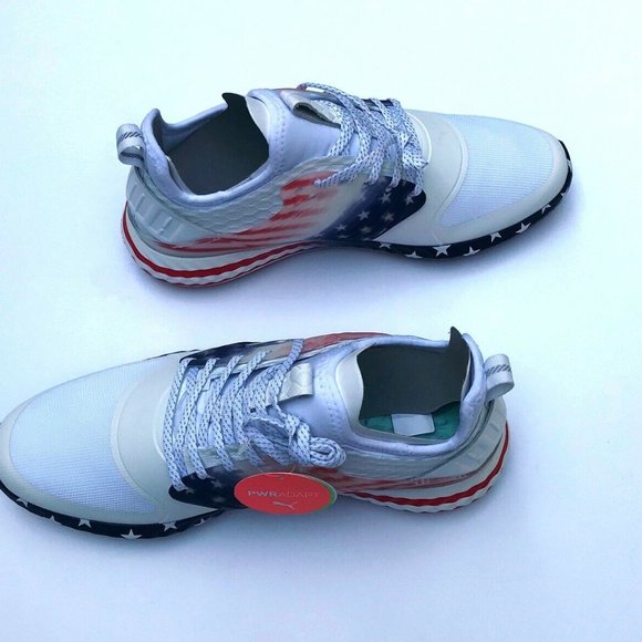 PUMA Limited Edition US OPEN IGNITE PWRADAPT CAGED STARS/STRIPES SHOES SIZE 14 main image 6